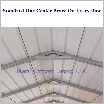 Center Braces On Metal Carport
